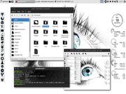 Openbox #! Black and White