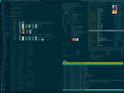 Outros DWM + Solarized + Emacs
