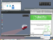 LXDE LXDE + Compiz + Emerald