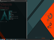 LXDE Arch LXDE com 2 conkys