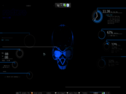 Fluxbox Slackware 13.37 + conky + wbar