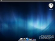 LXDE Debian + LXDE + wBar + gDesklet
