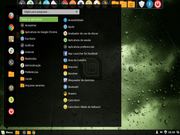Cinnamon Linux Mint 17.3 "Rosa" - menu