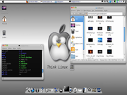 LXDE Arch + LXDE + tema aplle